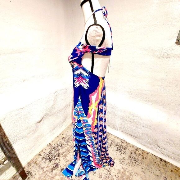 SEVENGATE Maxi Dress Multi Color Womens Size Medium - Picture 4 of 6